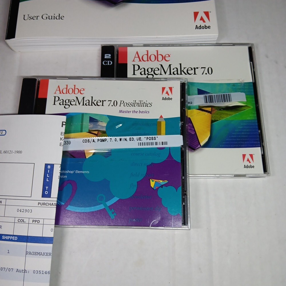 Adobe PageMaker 7.0 Education Version for Macintosh MAC