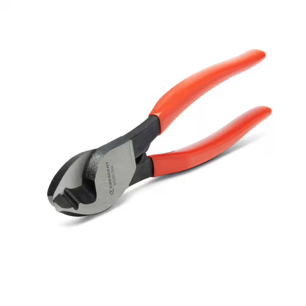 8 In. Cable Cutting Pliers with Dipped Handle