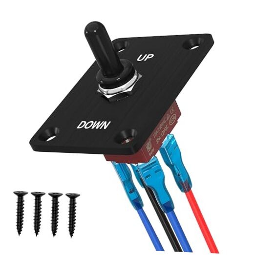 Reverse Polarity Toggle Reverse Polarity (ON)-Off-(ON) with Panel and Wire