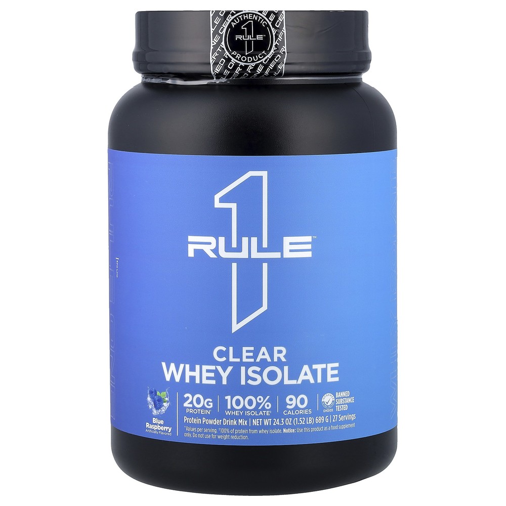 Clear Whey Isolate, Blue Raspberry, 1.52 lb (689 g)