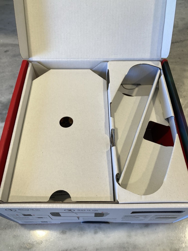 Nintendo Switch 2 EMPTY BOX with Cardboard Inserts and Information Packet