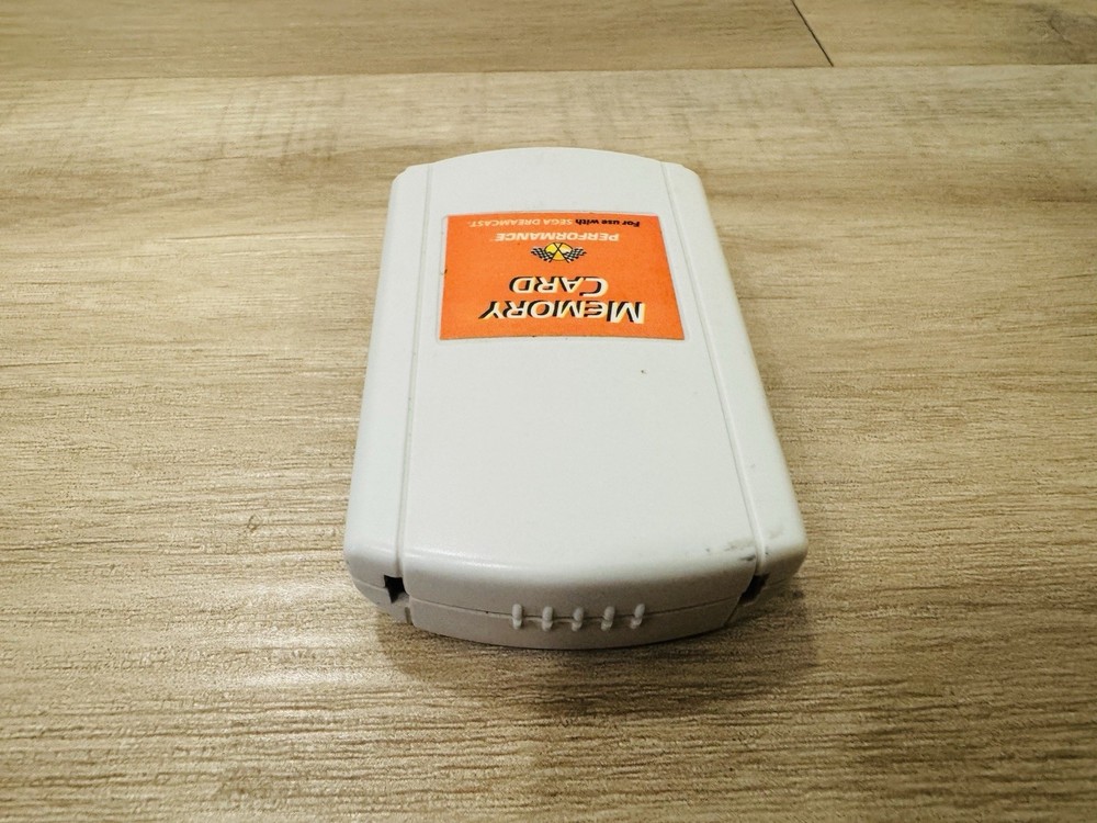 Sega Dreamcast Performance Brand Memory Unit Memory Card Clean Tested Works