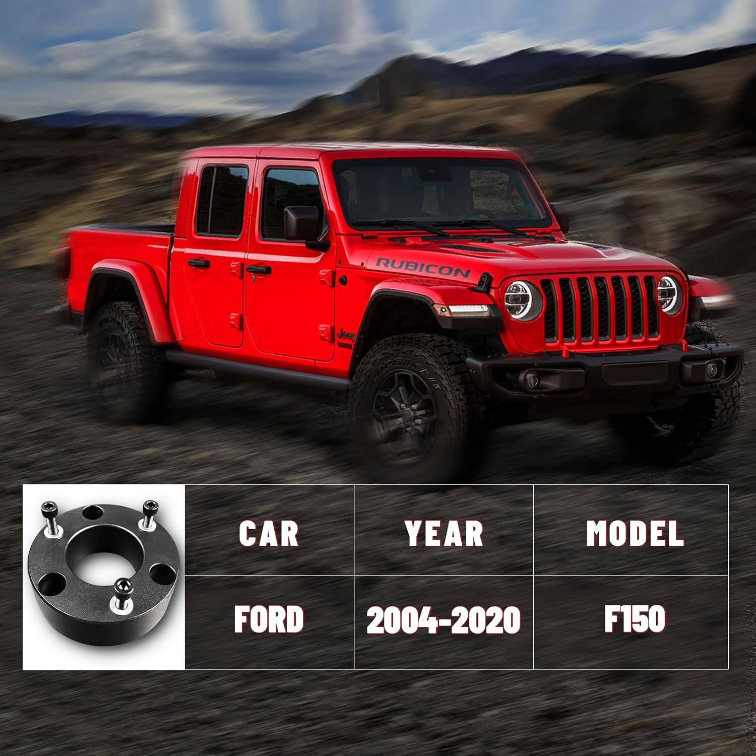 3" Front 2" Rear Ford F150 Leveling Kit Lift Kit For 2004-2020 Ford F150 2WD 4WD