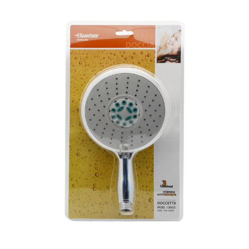 3 Function Shower Mod. 13033 Ø 150 mm with anti-limescale system chrome finish