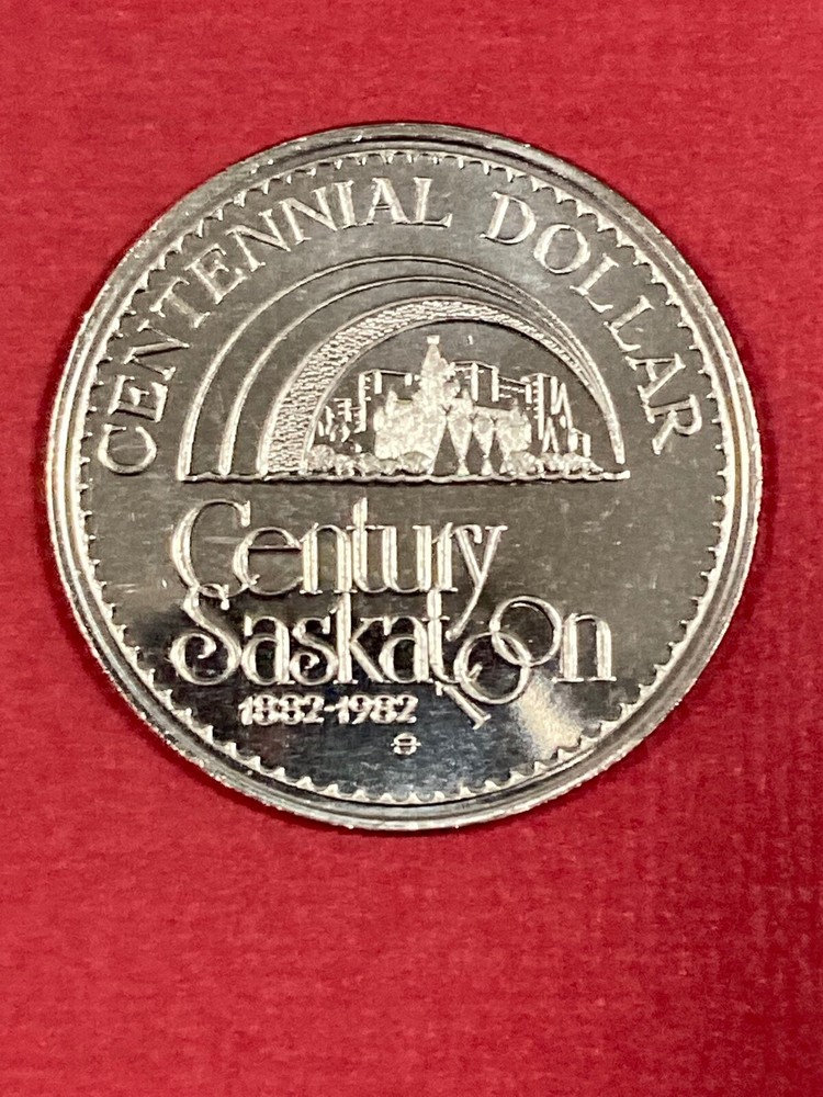 1982 Saskatoon Centennial Dollar Uncirculated Medallion