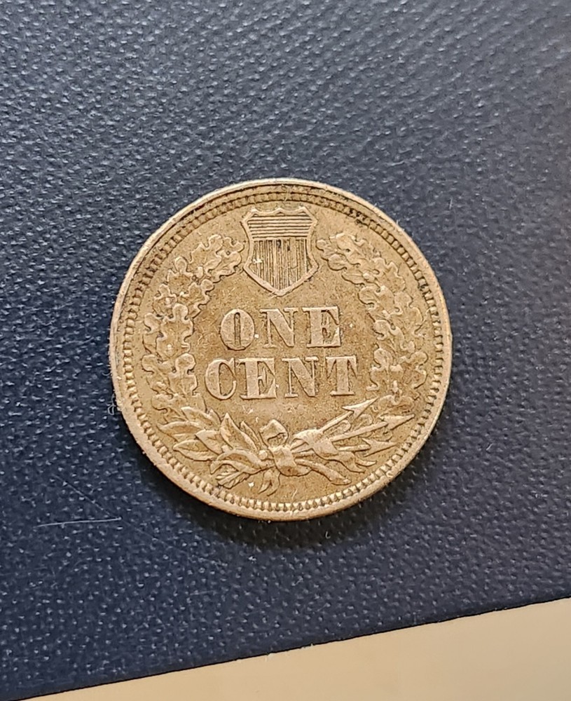 1862 Indian Cent AU G5