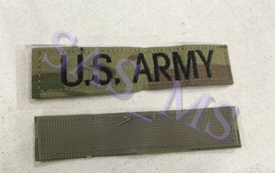 U.S. Army Name tape OCP W2 Scorpion Multicam Hook & Loop Patch New