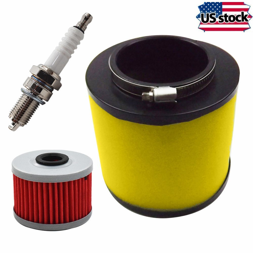 Air Oil Filter Spark Plug Tune Up Kit For Honda FourTrax 300 TRX300 1988-2000 US