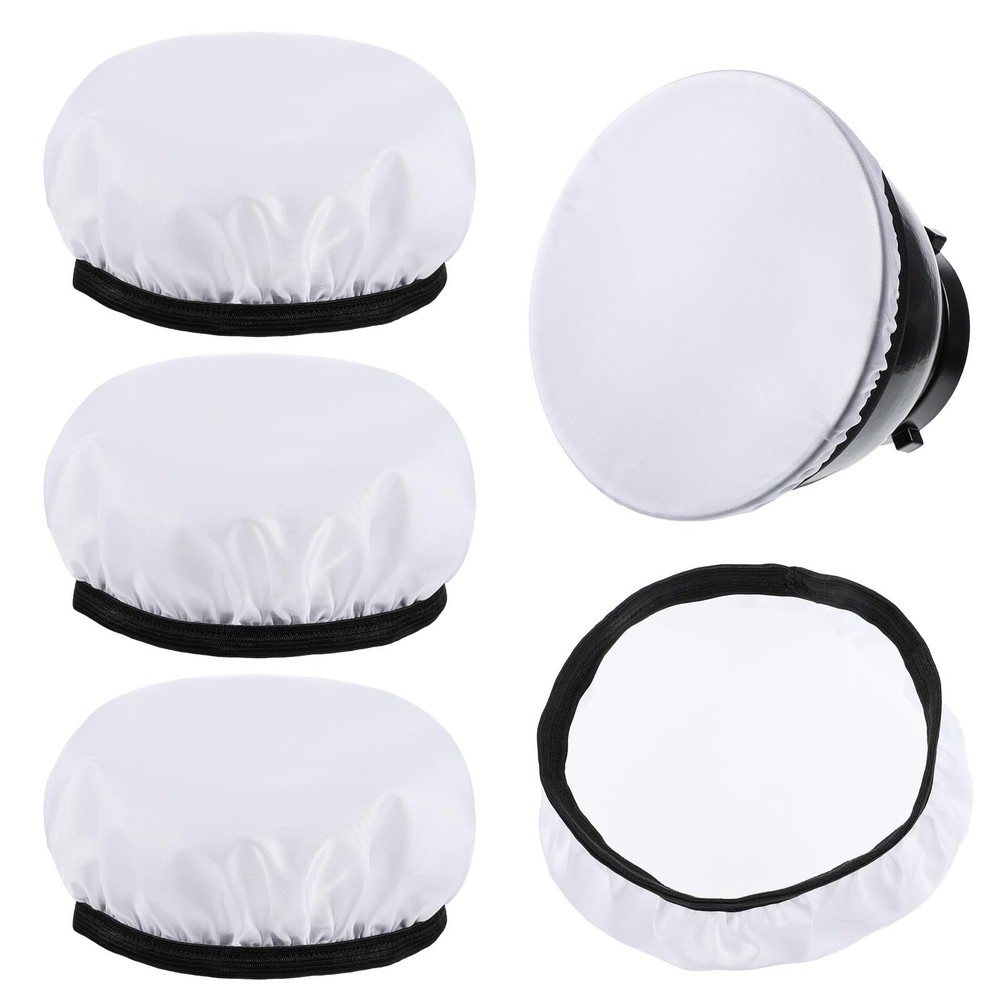 7" Light Diffuser Sock Soft White Cover for Standard Cloth Diffusers - Stud