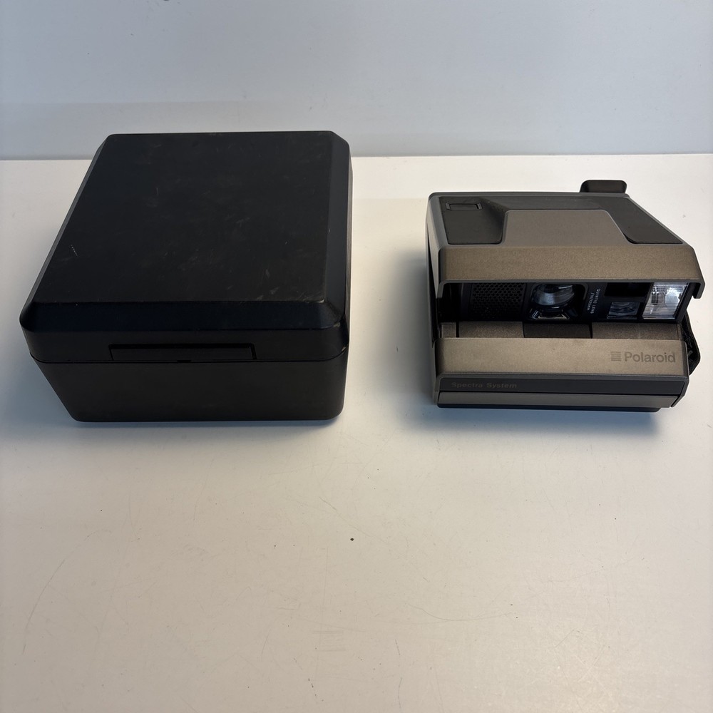 Polaroid Spectra System Camera Quintic Lens 125mm w/ Case Strap