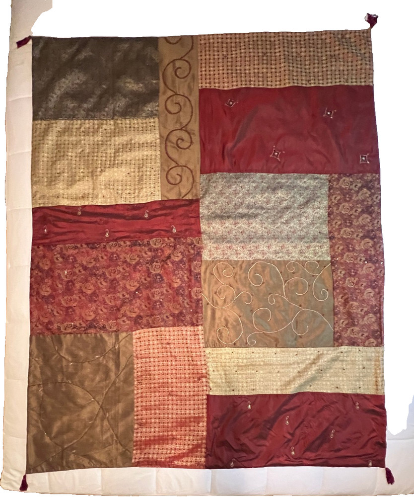 Boho Patchwork Throw 47 x 58 - Wall Hanging