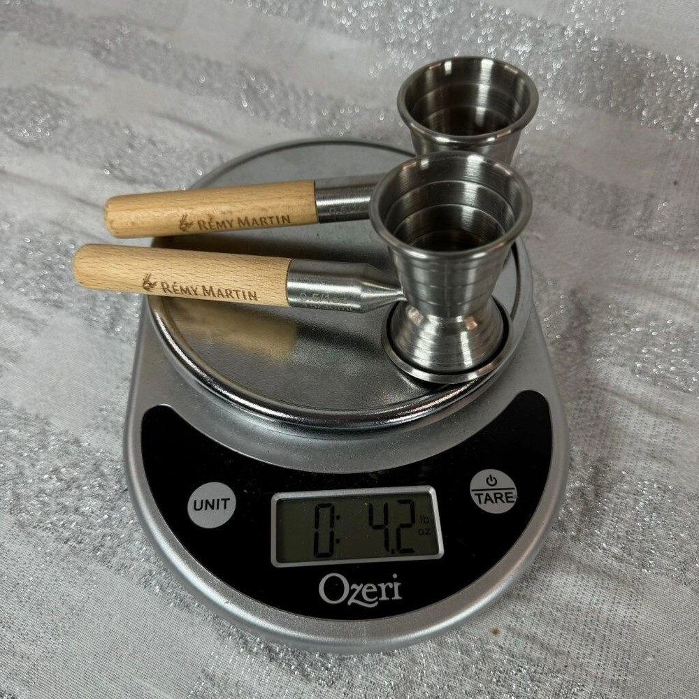 Rémy Martin Cocktail Jigger, Bar Tools, Silver, Brown