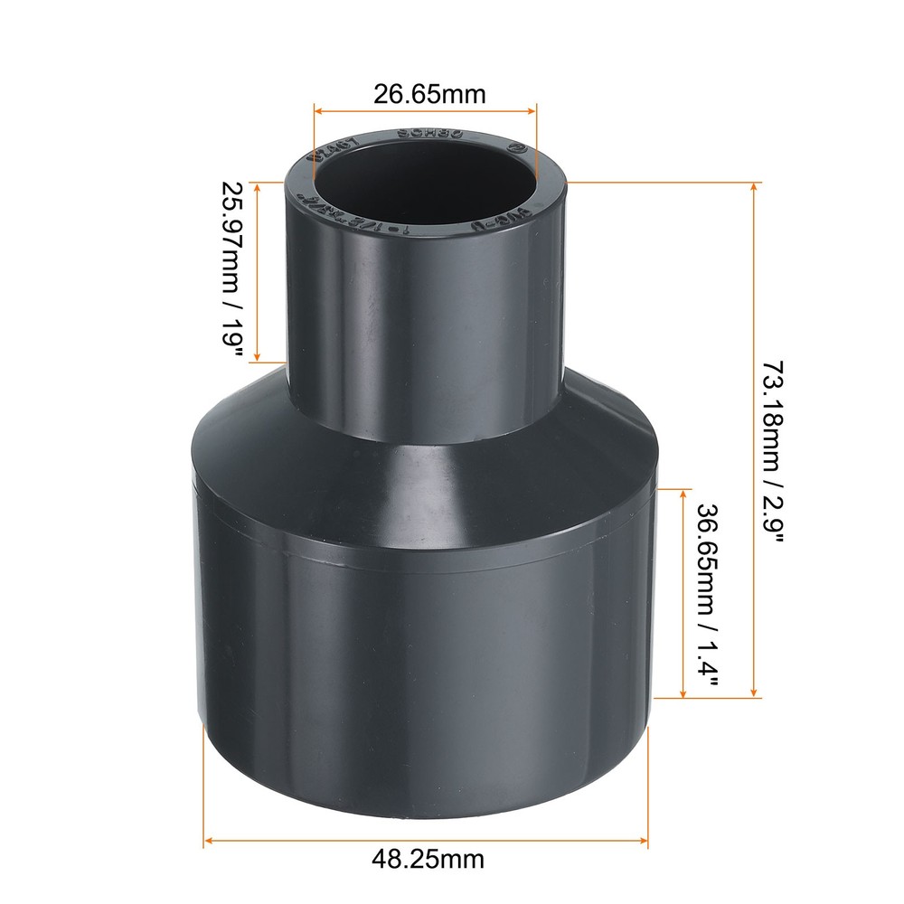 Reducing Coupling 1-1/2 x 3/4" Increaser/Reducer Coupling Pipe Fittings