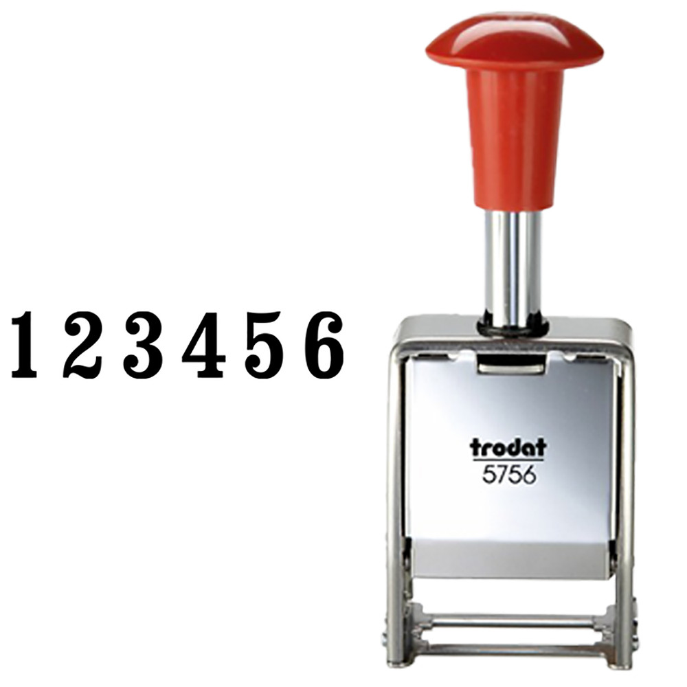 Trodat 5756 Automatic Numbering Machine Black Ink
