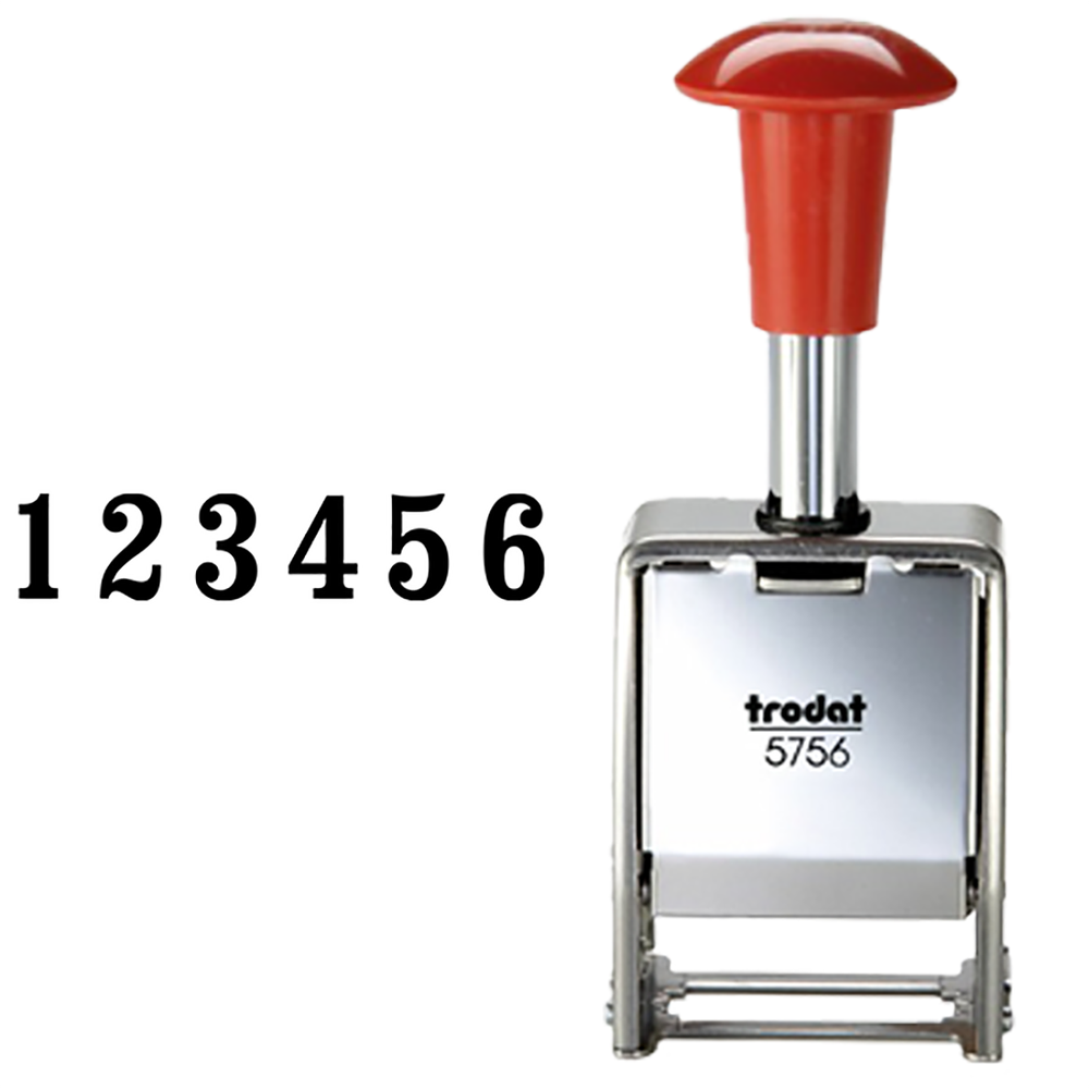 Trodat 5756 Automatic Numbering Machine Black Ink