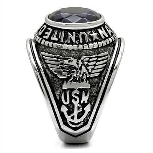 United States US NAVY Ring - USN Seals Military Rings - Surplus of Silver & Gold