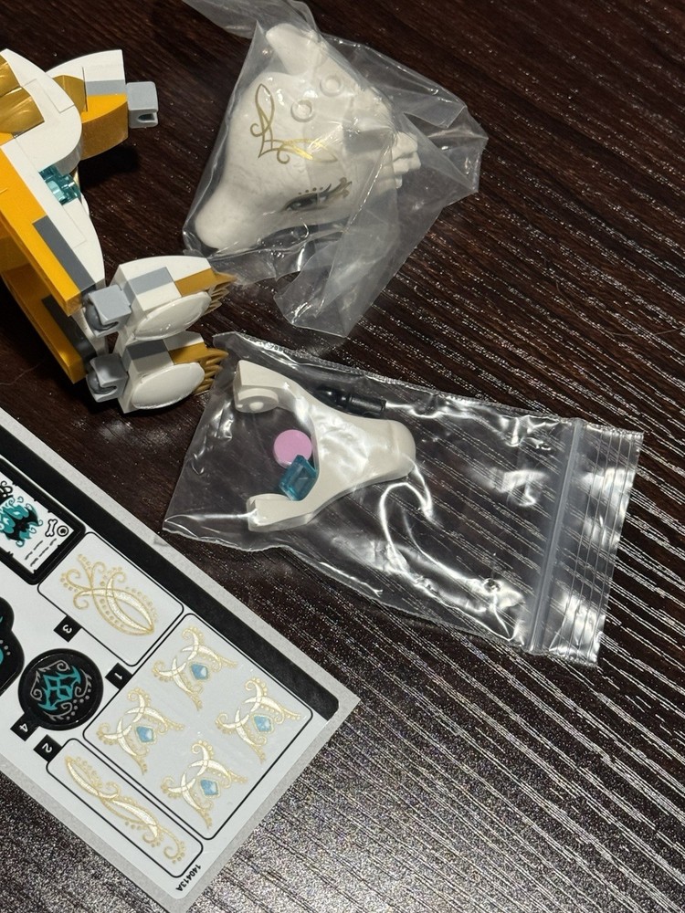 Lego Elves 41195 White Wolf Creature - Read Description