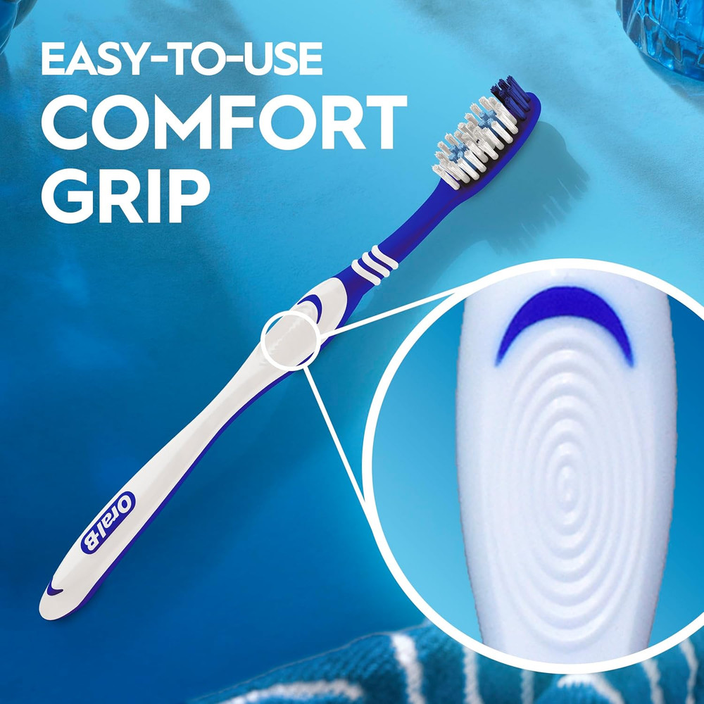 Toothbrush Dual Clean, Medium, 6 Count