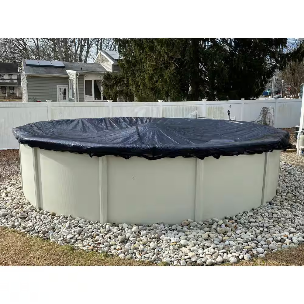 18 Ft. round Pool Winter Leaf Net Cover for Above-Ground Pools