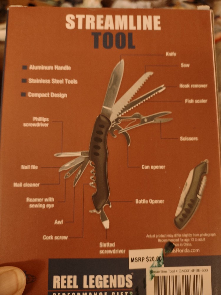 Reel Legends streamline pocket tool