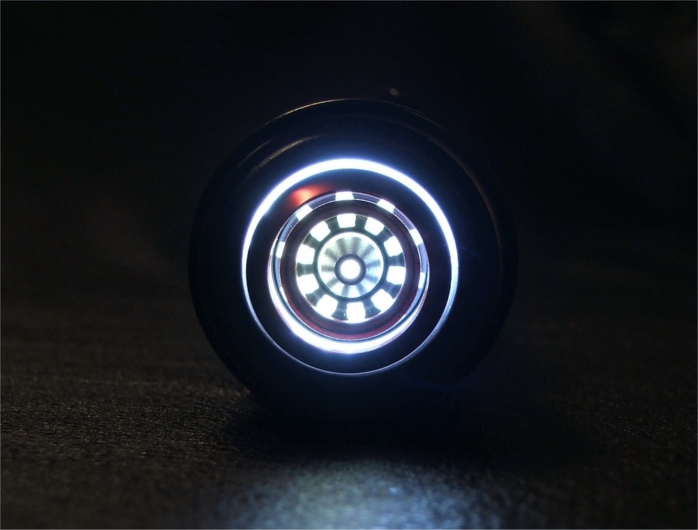 NEW CUSTOM LIGHTSABER BLADE PLUG MECHANICAL DESIGN BRASS MULTI RING GLOW CORE