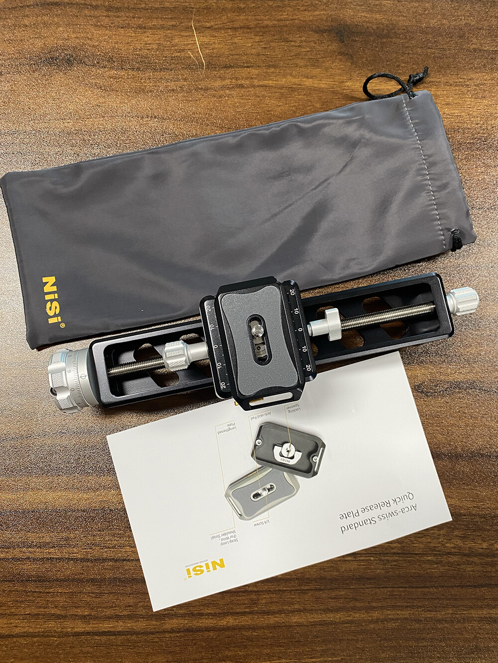 NiSi NM-200S Macro Focusing Rail Slider Precise Focus w/ Quick-Adjustment Button