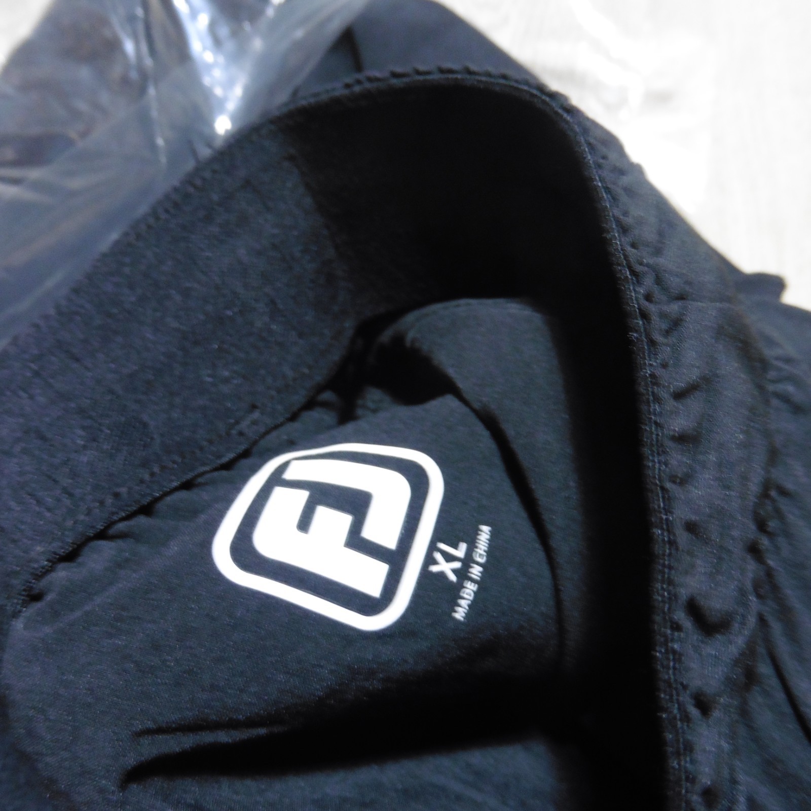 FOOTJOY Mens M L XL 2XL SHORTS BLACK GOLF WORKOUT TRAINING 8" POLYESTER SPANDEX