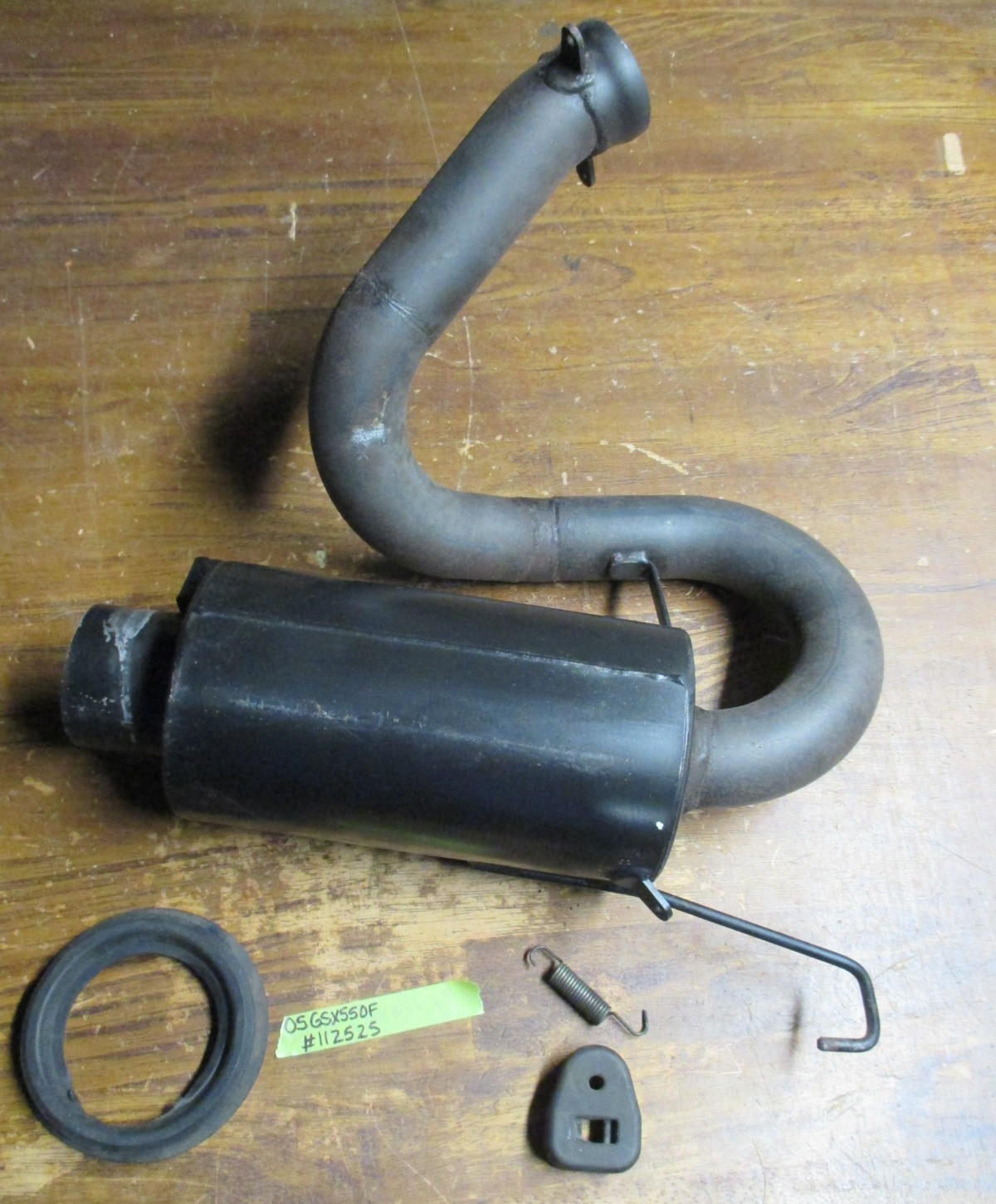 05 Ski Doo GSX 550F Snowmobile Jaws Exhaust Can Resonator Muffler Silencer