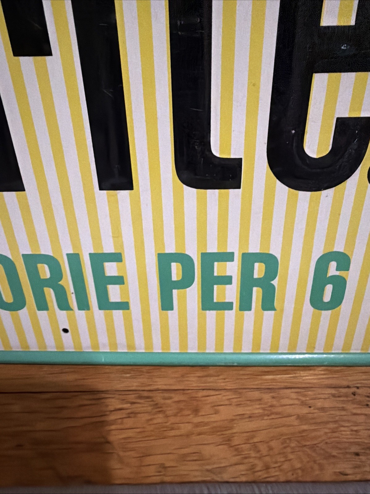 Original 32” Diet Rite Cola Advertising Sign