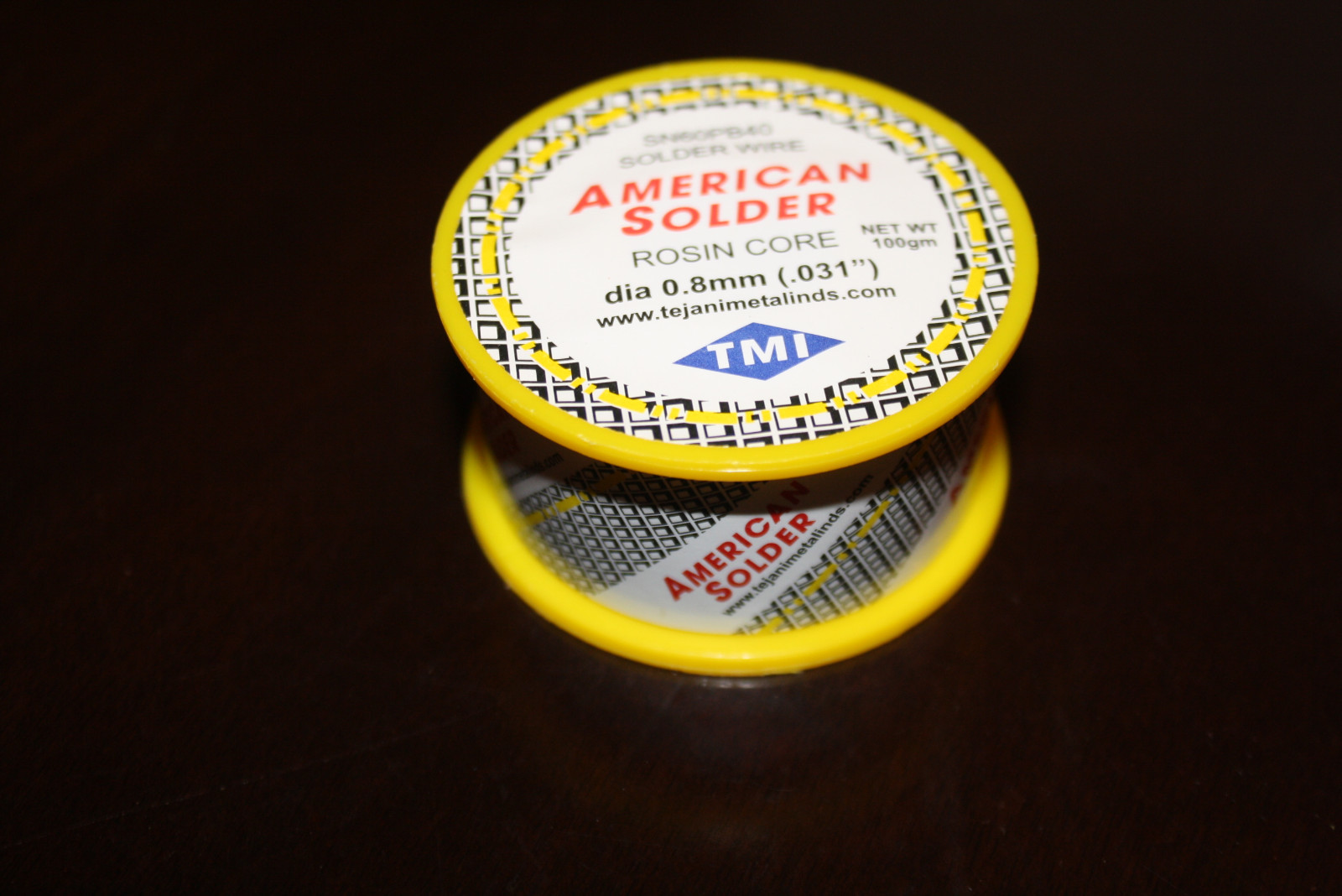 60/40 Tin/Lead Flux 2.0% 0.8mm rosin flux solder wire Roll (100 gms)