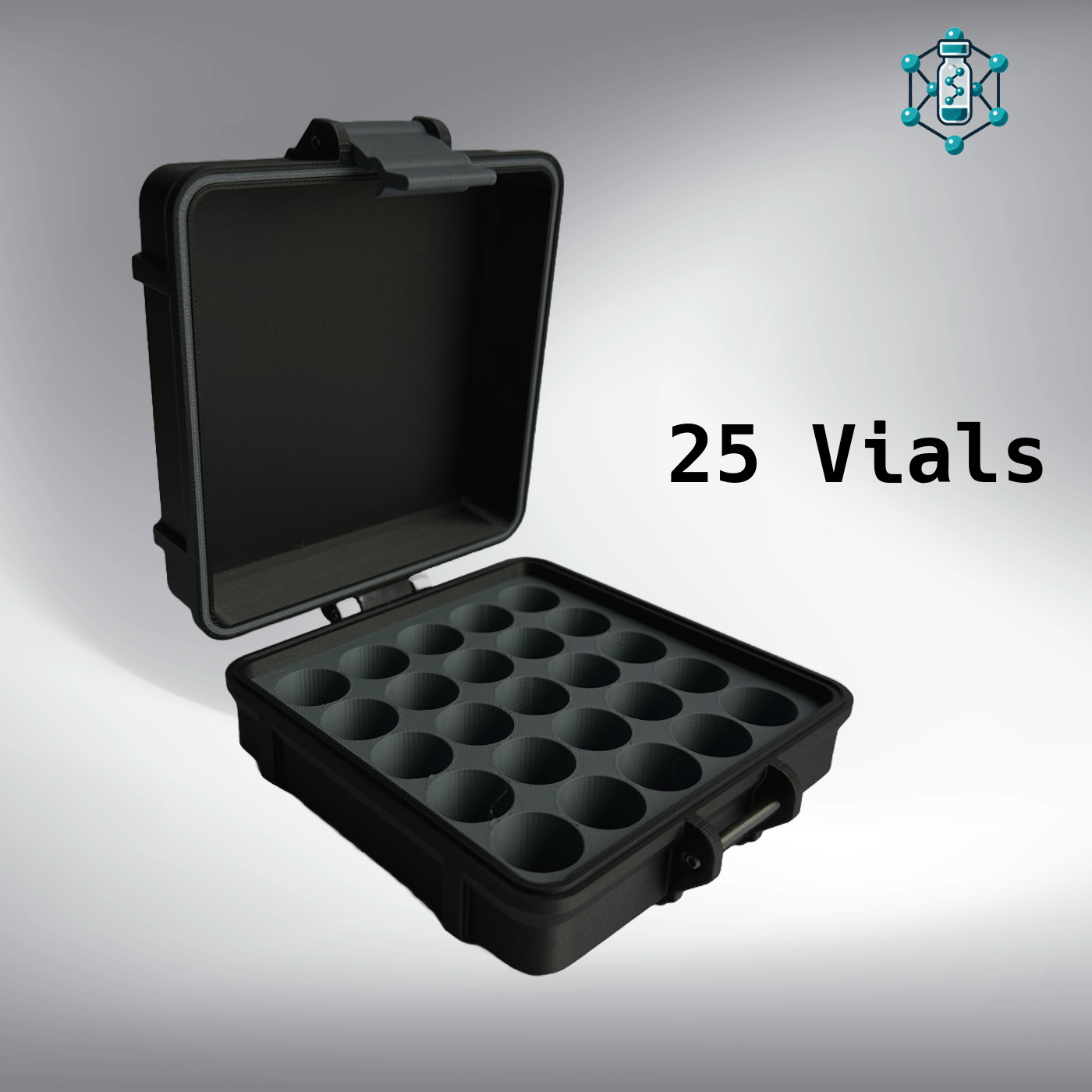 3ml Peptide Vial Storage Rack | Durable Organizer for GLP-1 & Peptide Protocols