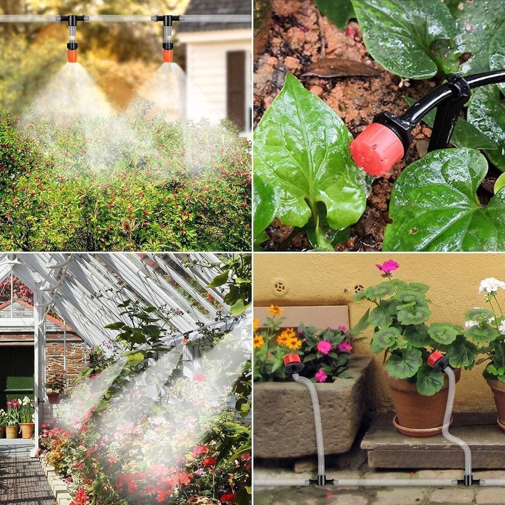 98.5FT Drip Irrigation System Kit, 149PCS Automatic Micro Drip Irrigation Kit fo