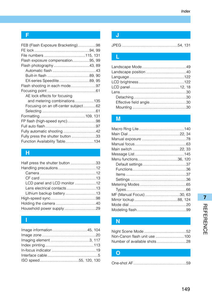 Canon EOS D30 — User Guide Manual Documentation — 150 Pages — USA Made