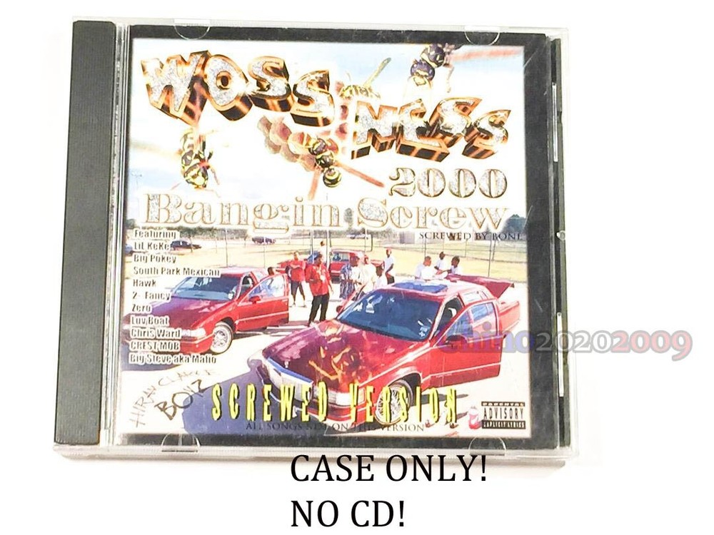 *Case Only*  Woss NESS Bangin Screw 2000   * NO CD*