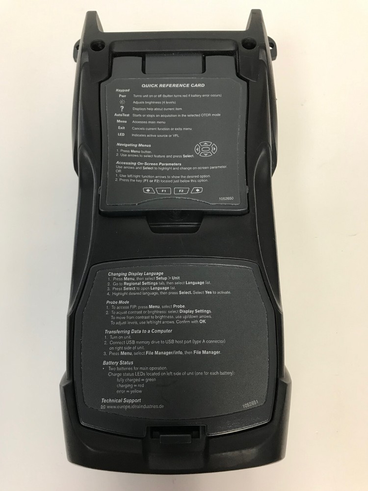 IDEAL 33-960-3 QUAD MICRO OTDR CABLE TESTER UNIT ONLY *NO AC ADAPTER*
