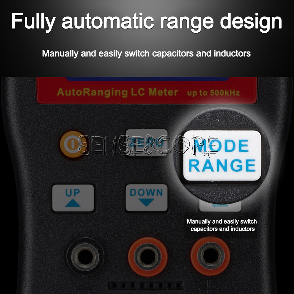 MLC500 High Precision Digital Car Range Capacitance Inductance Meter Anti-Burn-