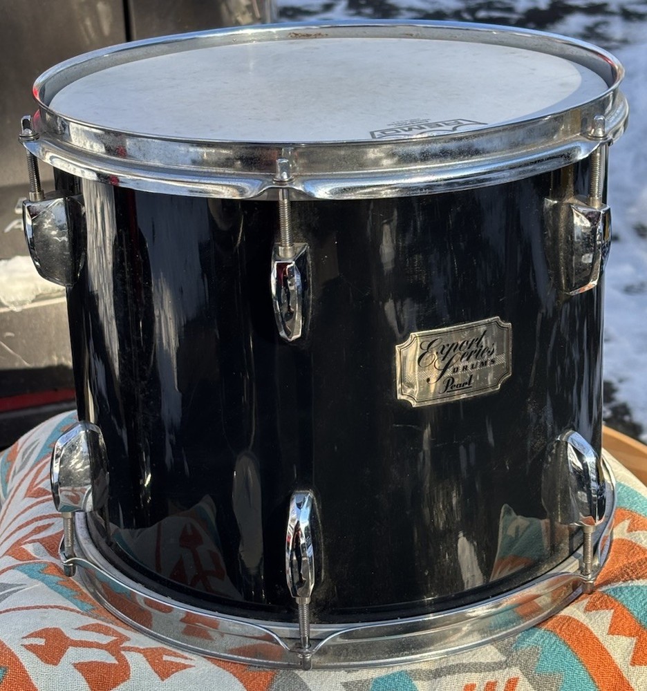Pearl Export Black 12” Rack Drum