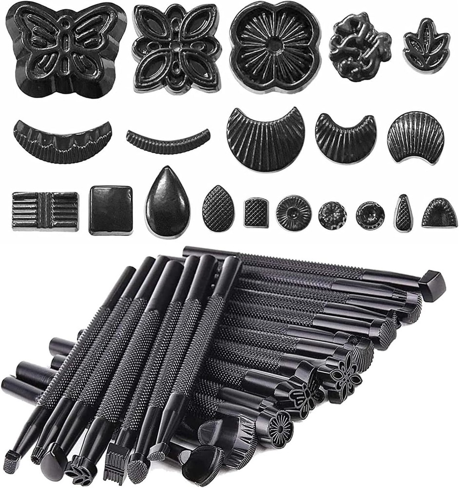 Leather Stamps Tools Working Saddle Making Set Carving Craft Stamps Punch Tool
