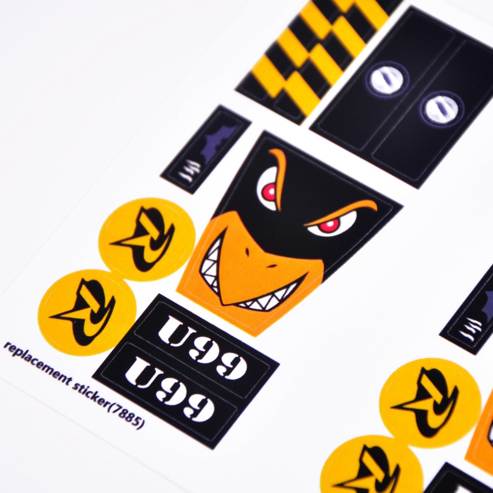 Replacement sticker Compatible with Set 7885, sticker*2 only.