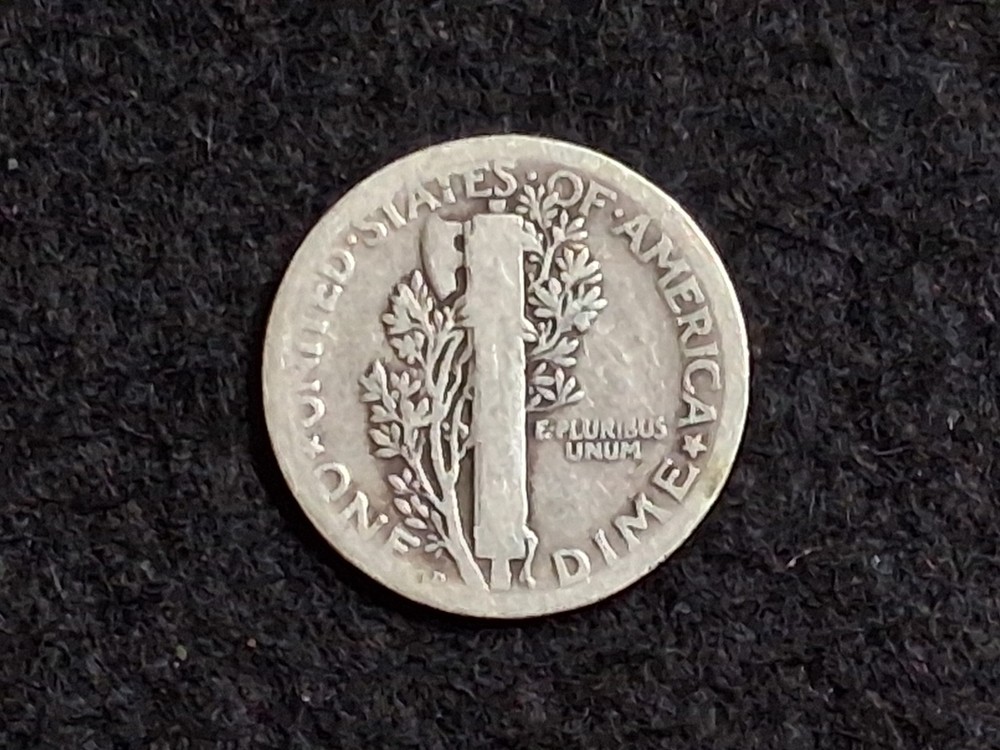 1918 D Mercury Dime