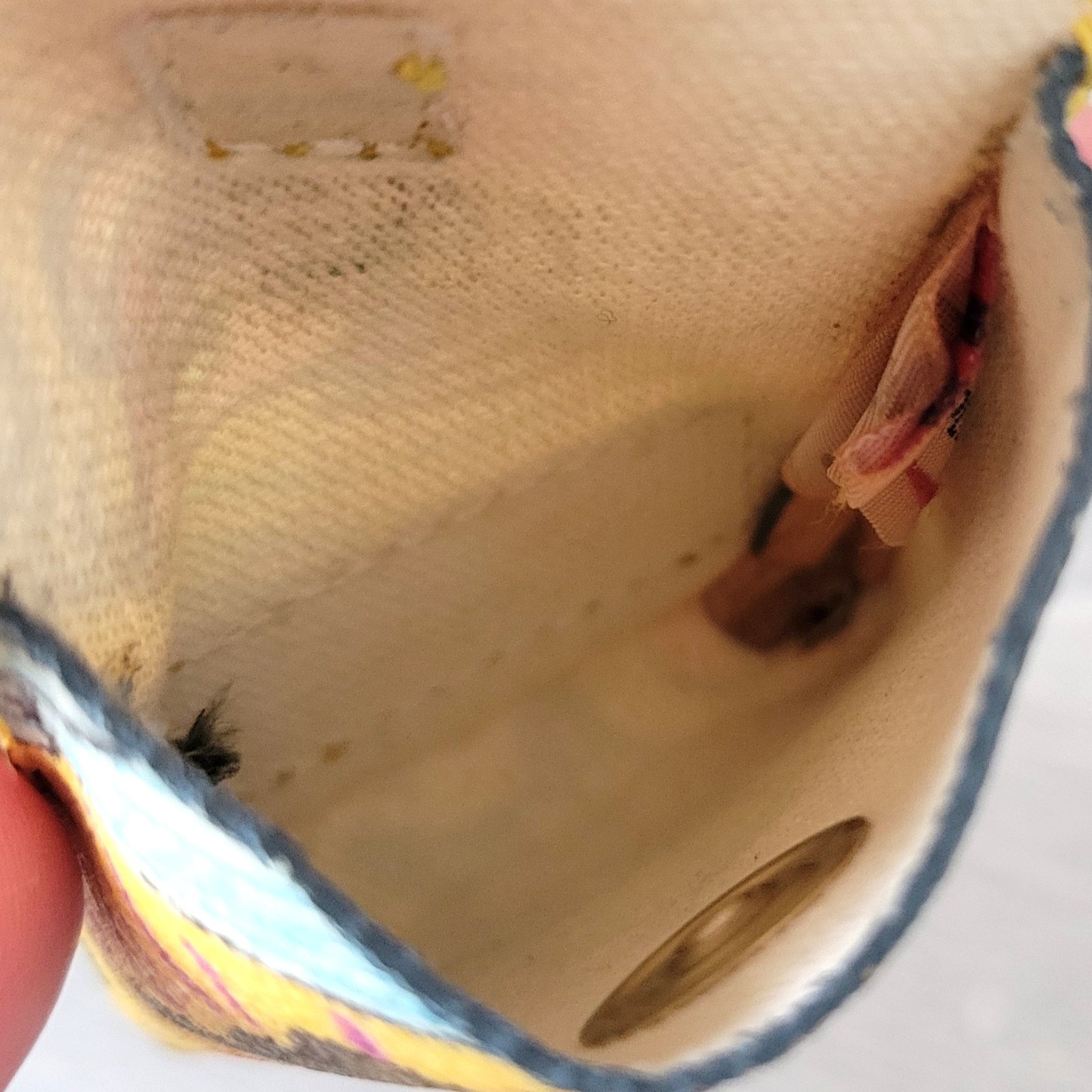 Dooney & Bourke Disney Parks Yellow Sketch Credit Card Key Fob Key Chain Ring