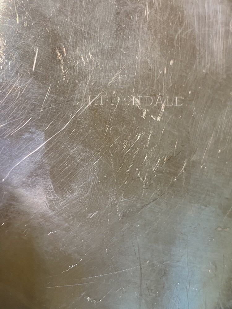 VINTAGE CHIPPENDALE SILVERPLATED TRINKET DISH 5.5”