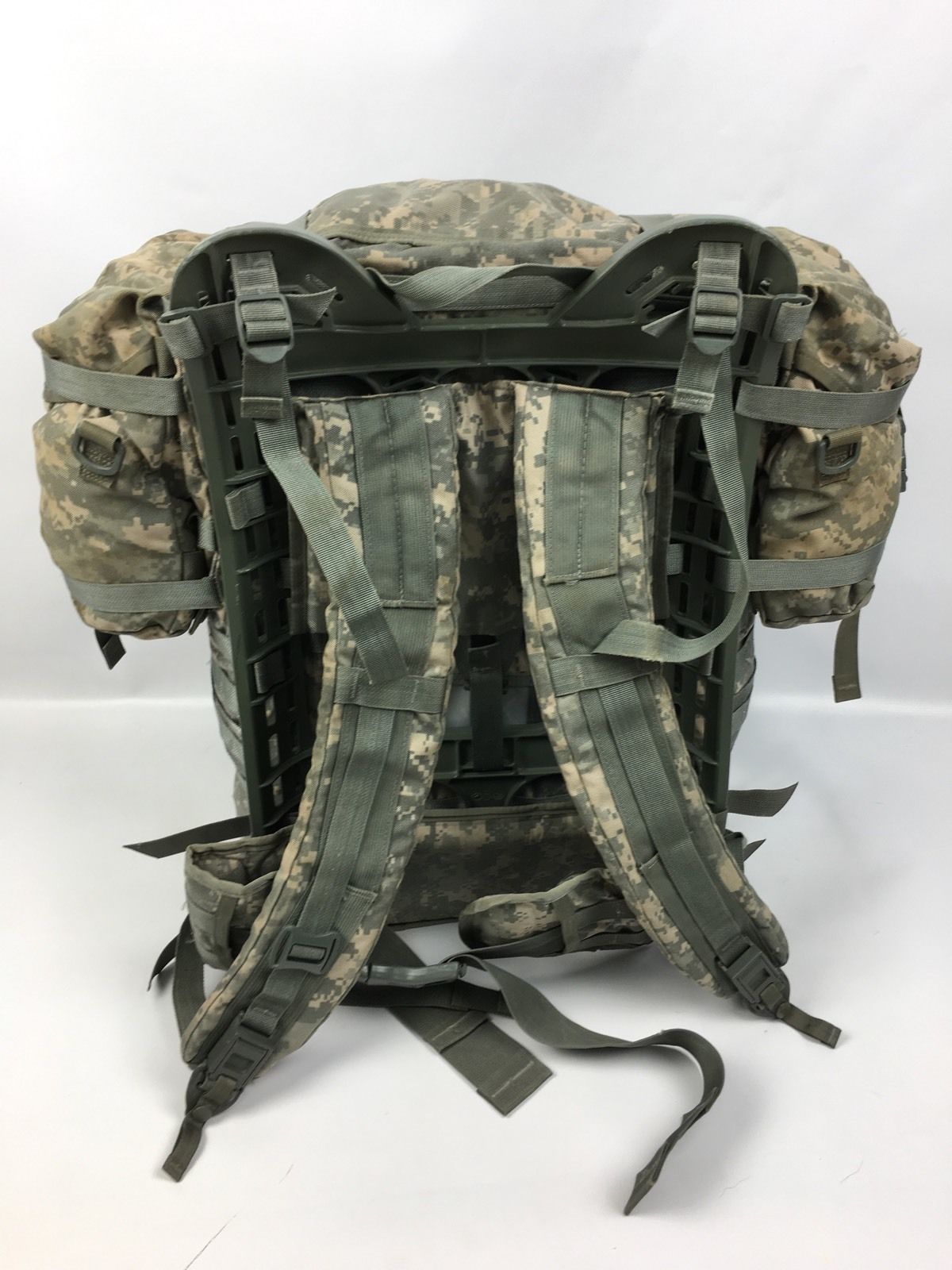 Complete USGI MOLLE Large Rucksack Field Pack Set Frame Pouches Straps ACU EXC