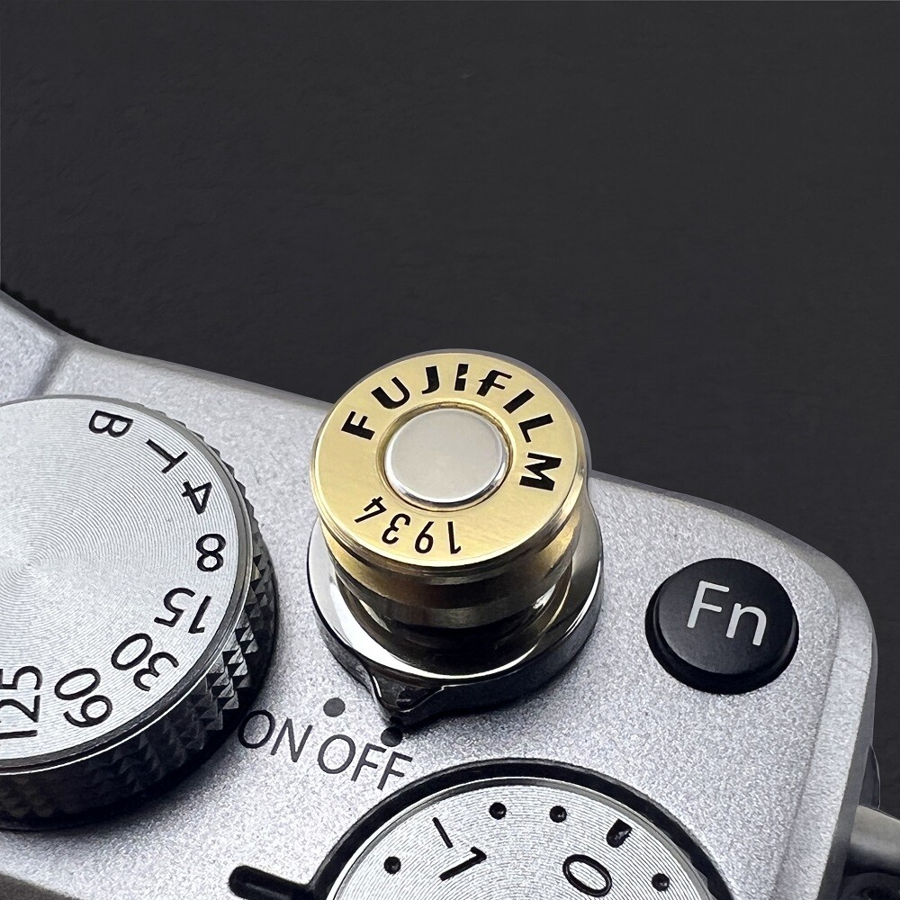 brass Shutter Release Button Shutter Button Suitable for Nikon Leica Canon Sony