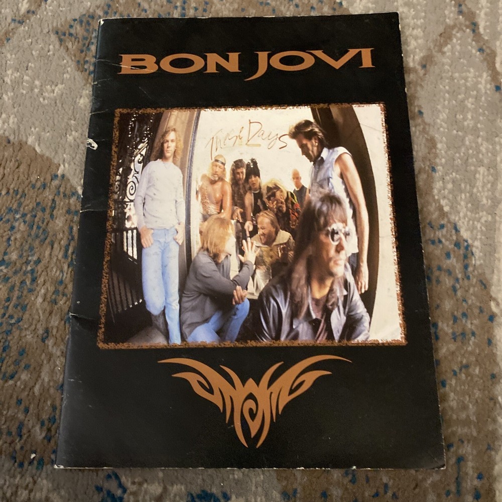 Bon Jovi world tour program book