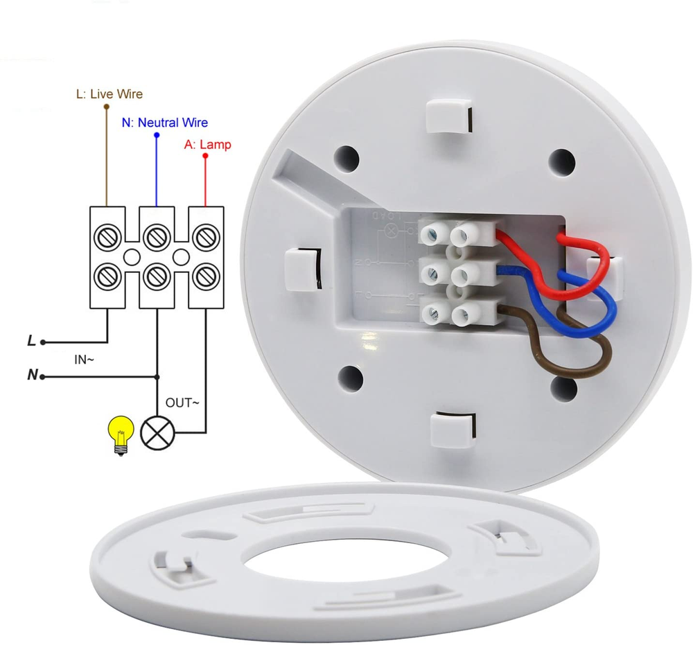 Sensky 360 Degree Ceiling Mount Occupancy Sensor, 110-240V PIR Motion Sensor...