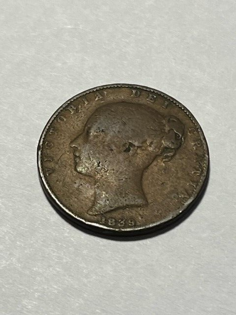 1839 Great Britain Farthing VG #1402
