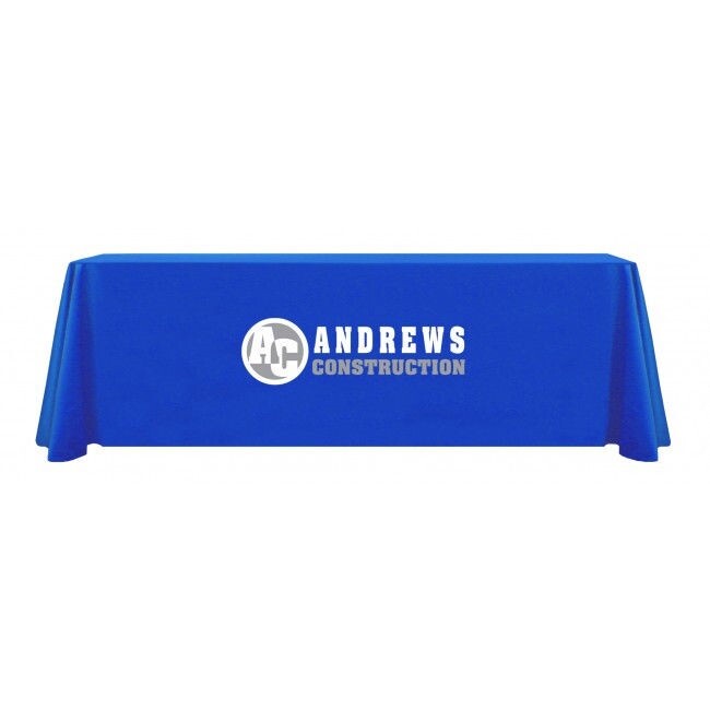 XPressScan Thermal Transfer Customized Printed Table Throws 8ft
