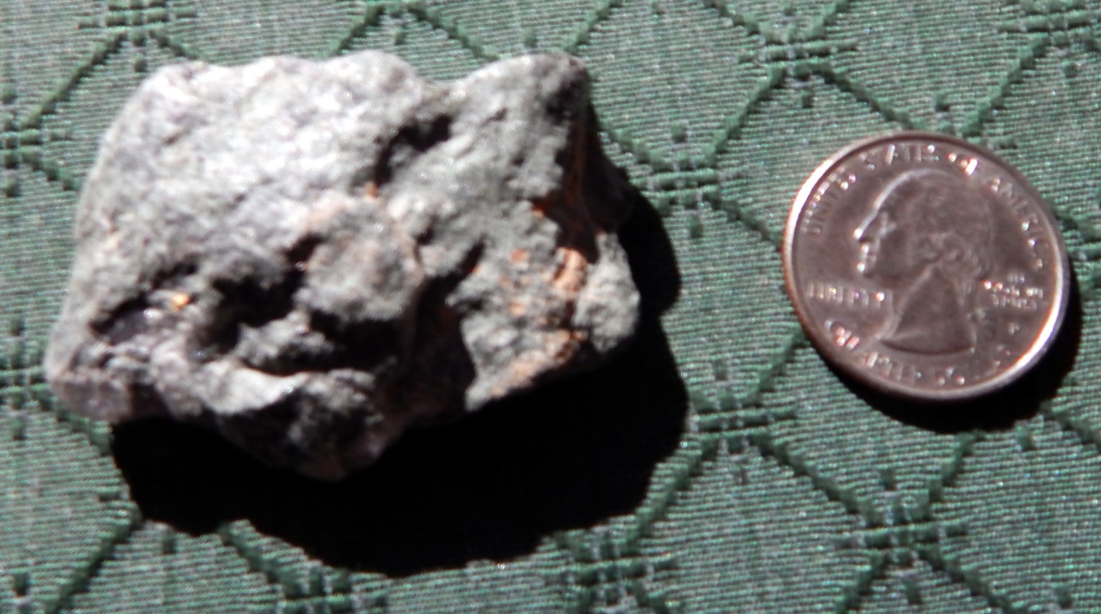 GOLD ORE SPECIMAN COLLECTED FROM THE HOMESTAKE MINE LEAD SD VISIBLE GOLD SPOTS