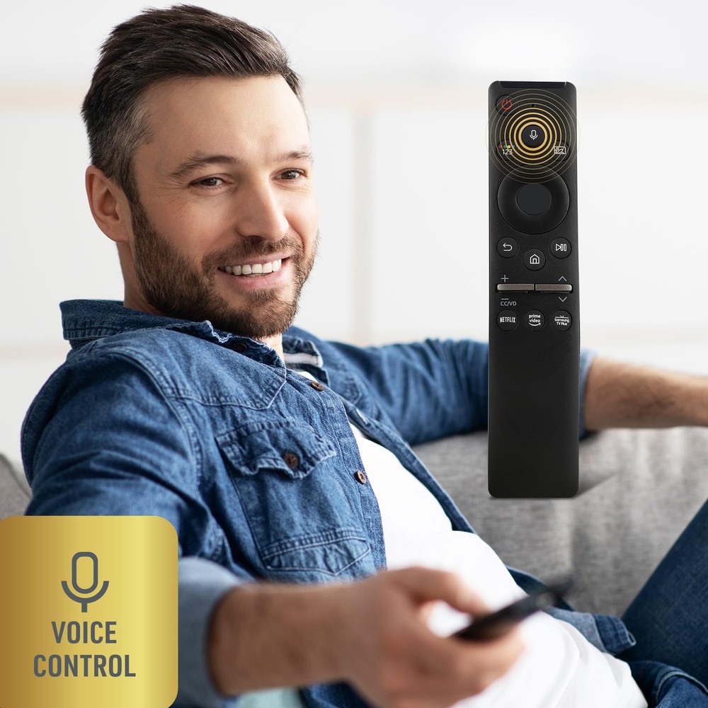 Replacement Remote Compatible with Samsung Smart TV - Universal Black